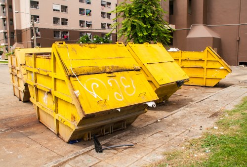 Professional muck away team removing waste in Tottenham
