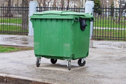 Household waste being recycled in Tottenham