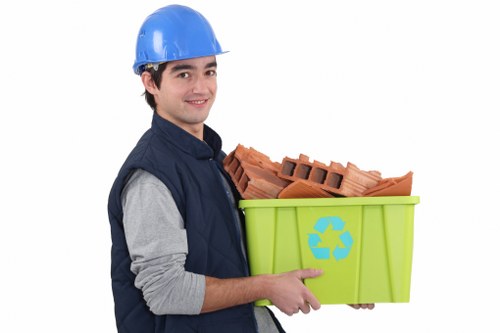 Construction site in Tottenham generating waste