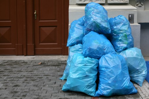 Modern waste management technology in use